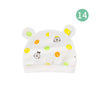 Size 14 large yellow polka dot bear hat with double ears