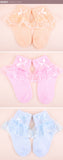 Factory direct children's socks baby socks pure cotton edge baby socks cute lace lace girls socks