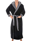 2020 European and American Amazon hot style autumn and winter large size super lengthened bathrobe long-sleeved nightgown a large number of spot