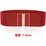 Simple Elastic Ladies Belt Fashion Decorative Dress Black Elastic Dress Wide Waistband Wholesale