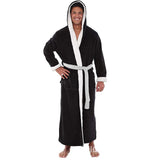 2020 European and American Amazon hot style autumn and winter large size super lengthened bathrobe long-sleeved nightgown a large number of spot
