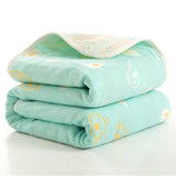 110*110cm pure cotton six-layer gauze bath towel Class A non-fluorescent children's baby gauze bath towel baby blanket
