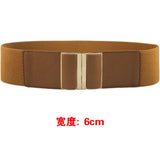 Simple Elastic Ladies Belt Fashion Decorative Dress Black Elastic Dress Wide Waistband Wholesale