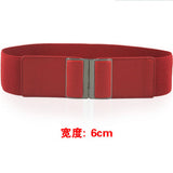 Simple Elastic Ladies Belt Fashion Decorative Dress Black Elastic Dress Wide Waistband Wholesale