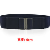 Simple Elastic Ladies Belt Fashion Decorative Dress Black Elastic Dress Wide Waistband Wholesale