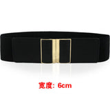 Simple Elastic Ladies Belt Fashion Decorative Dress Black Elastic Dress Wide Waistband Wholesale