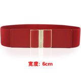 Simple Elastic Ladies Belt Fashion Decorative Dress Black Elastic Dress Wide Waistband Wholesale