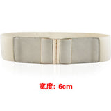 Simple Elastic Ladies Belt Fashion Decorative Dress Black Elastic Dress Wide Waistband Wholesale