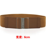 Simple Elastic Ladies Belt Fashion Decorative Dress Black Elastic Dress Wide Waistband Wholesale