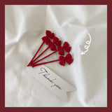 Sweet and cute princess on the run~Red bow one-word clip simple temperament bangs clip side clip girls headdress
