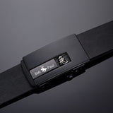 Paul Belt Men's Genuine Leather Toothless Buckle Zodiac Pure Cowhide Business Belt Versatile Young Trendy Casual Belt
