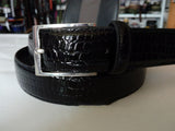 Factory direct wholesale imitation leather belt crocodile belt alloy buckle square women's fashion all-match belt
