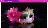 1 Halloween mask adult party sexy side flower half face children's princess props temperament