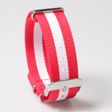 Nylon Watch Strap High Quality Intercolor Fashion Braided Nylon Watch Strap Pin Buckle Watch Strap Watch Accessories All Sizes Wholesale