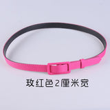Foreign trade non-porous thin belt ladies all-match simple girdle Korean fashion decorative cloth belt green wide belt