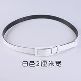 Foreign trade non-porous thin belt ladies all-match simple girdle Korean fashion decorative cloth belt green wide belt