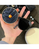 2022 new coke under the same style folding sunglasses women's anti-ultraviolet polarized sunglasses women's trendy portable sunglasses