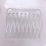 Factory direct sales, children's candy color 9-tooth hair comb DIY low price wholesale. Insert comb. Hair clip