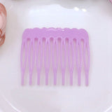 Factory direct sales, children's candy color 9-tooth hair comb DIY low price wholesale. Insert comb. Hair clip