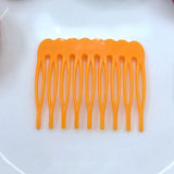 Factory direct sales, children's candy color 9-tooth hair comb DIY low price wholesale. Insert comb. Hair clip