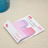 Creative index sticky notes color index sticky notes fresh gradient color multi-color sticky notes customization