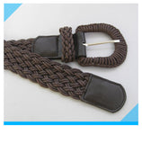 1656 Wax Rope Woven Waist Belt Belt Wholesale Fashion Belt Belt Factory