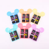 Hair clip cartoon set black matte paint bangs chuck hair 20 pieces one word clip boxed simple side clip A33