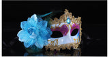1 Halloween mask adult party sexy side flower half face children's princess props temperament