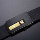 Paul Belt Men's Genuine Leather Toothless Buckle Zodiac Pure Cowhide Business Belt Versatile Young Trendy Casual Belt