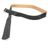 Fashion women's woven pattern PU leather pin buckle belt, casual and versatile decorative skirt women's belt manufacturer