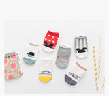 Cartoon small animal floor socks Korean version of cotton children's invisible boat socks baby silicone non-slip baby socks