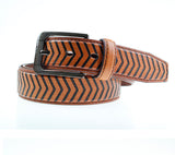Foreign trade belt 3.5cm wide girl's leisure alloy pin buckle belt alloy printing belt