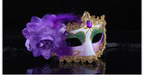 1 Halloween mask adult party sexy side flower half face children's princess props temperament