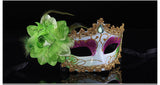1 Halloween mask adult party sexy side flower half face children's princess props temperament