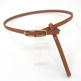 Fashion Japanese character pin buckle thin women's belt versatile ladies dress accessories belt C12