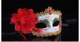 1 Halloween mask adult party sexy side flower half face children's princess props temperament
