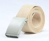 Spot 18-color candy trend fashion new men's and women's pants belt canvas belt men's belt wholesale
