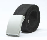 Spot 18-color candy trend fashion new men's and women's pants belt canvas belt men's belt wholesale