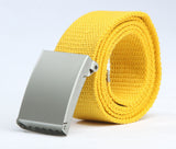 Spot 18-color candy trend fashion new men's and women's pants belt canvas belt men's belt wholesale