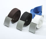 Spot 18-color candy trend fashion new men's and women's pants belt canvas belt men's belt wholesale