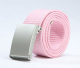 Spot 18-color candy trend fashion new men's and women's pants belt canvas belt men's belt wholesale