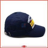 Baseball cap custom logo dark blue cotton baseball cap Dongguan factory custom letter embroidery baseball cap adult
