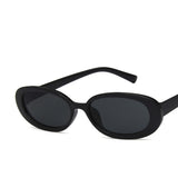 European and American Trendy Cow Color Small Frame Sunglasses 5192 Fashion Oval Stripe Color Sunglasses Cross-border Sunglasses