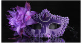 1 Halloween mask adult party sexy side flower half face children's princess props temperament