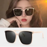 2023 new sunglasses Douyin same style Korean version of sunglasses fashion street shooting rice nail sunglasses net red glasses female