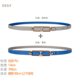 Women's Belt Ladies Decoration With Coat Skirt Dress Shirt Suit Sweater Belt Narrow Waist Thin Girdle Female