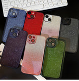 Applicable to iPhone14Pro mobile phone case Internet celebrity style starry powder Apple 14ProMAX comes with lens film