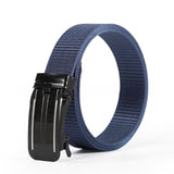 boys Casual Automatic Buckle Belt Toothless Canvas Belt Free Punch Lazy Belt Cross-border Wholesale Supply