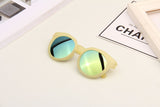 New Wholesale Luminous Sunglasses Children's Mirror Sunglasses Cute Korean Version Trendy Kids Glasses Male and Female Baby Sunglasses