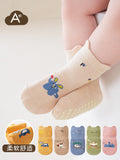 2025 Baby Cartoon Floor Socks Baby Toddler Socks Autumn and Winter Pure Cotton Breathable Non-slip Bottom Children's Socks Trampoline Socks